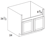 Farm Sink Base Cabinet Double Butt Door 36W x 34.5H x 24D (3919311)