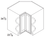 Base Cabinet Super Susan Bifold Doors 36W x 34.5H x 24D (3919422)
