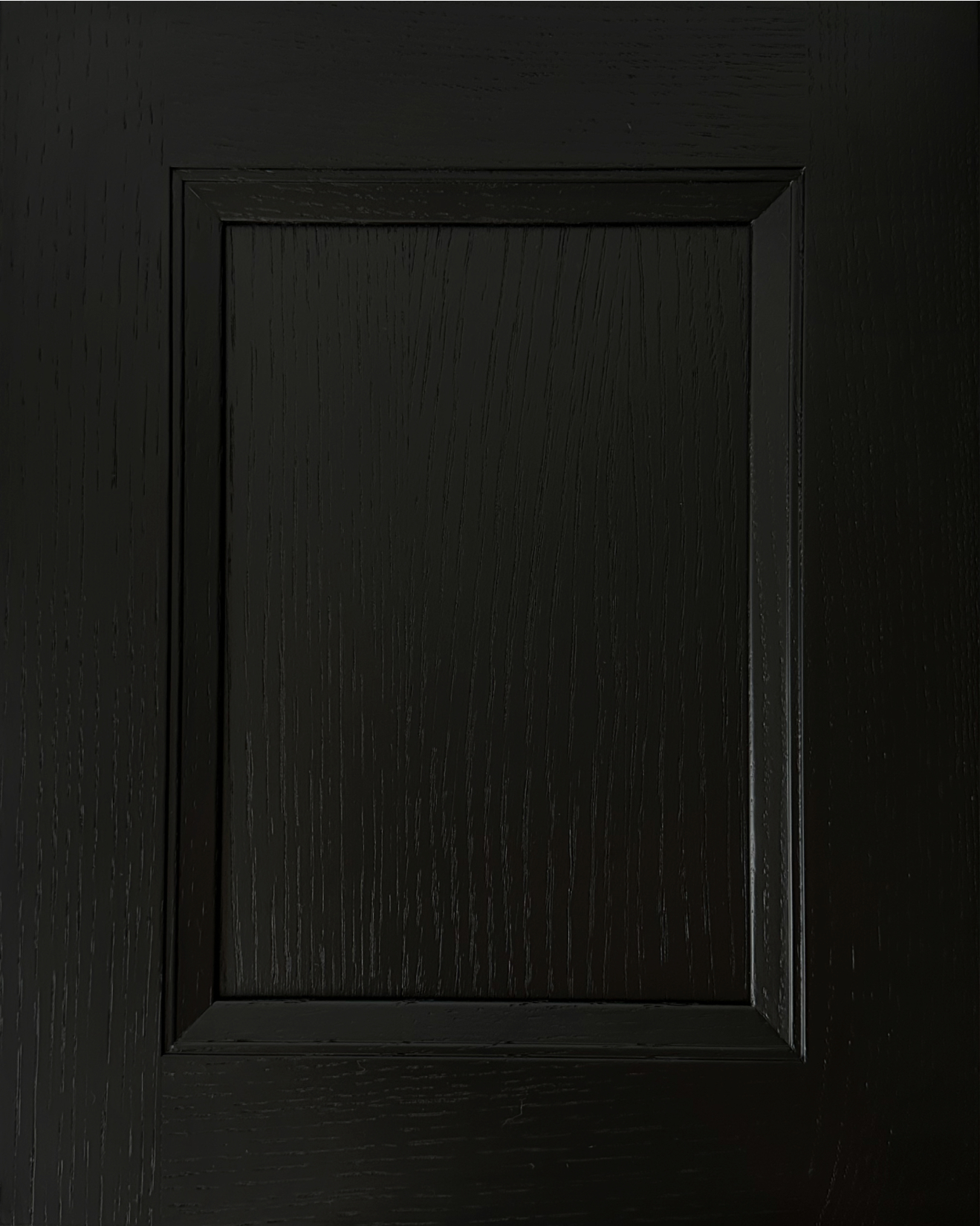 Blackwood Obsidian Oak Sample Door – 11W x 15H x 3/4D