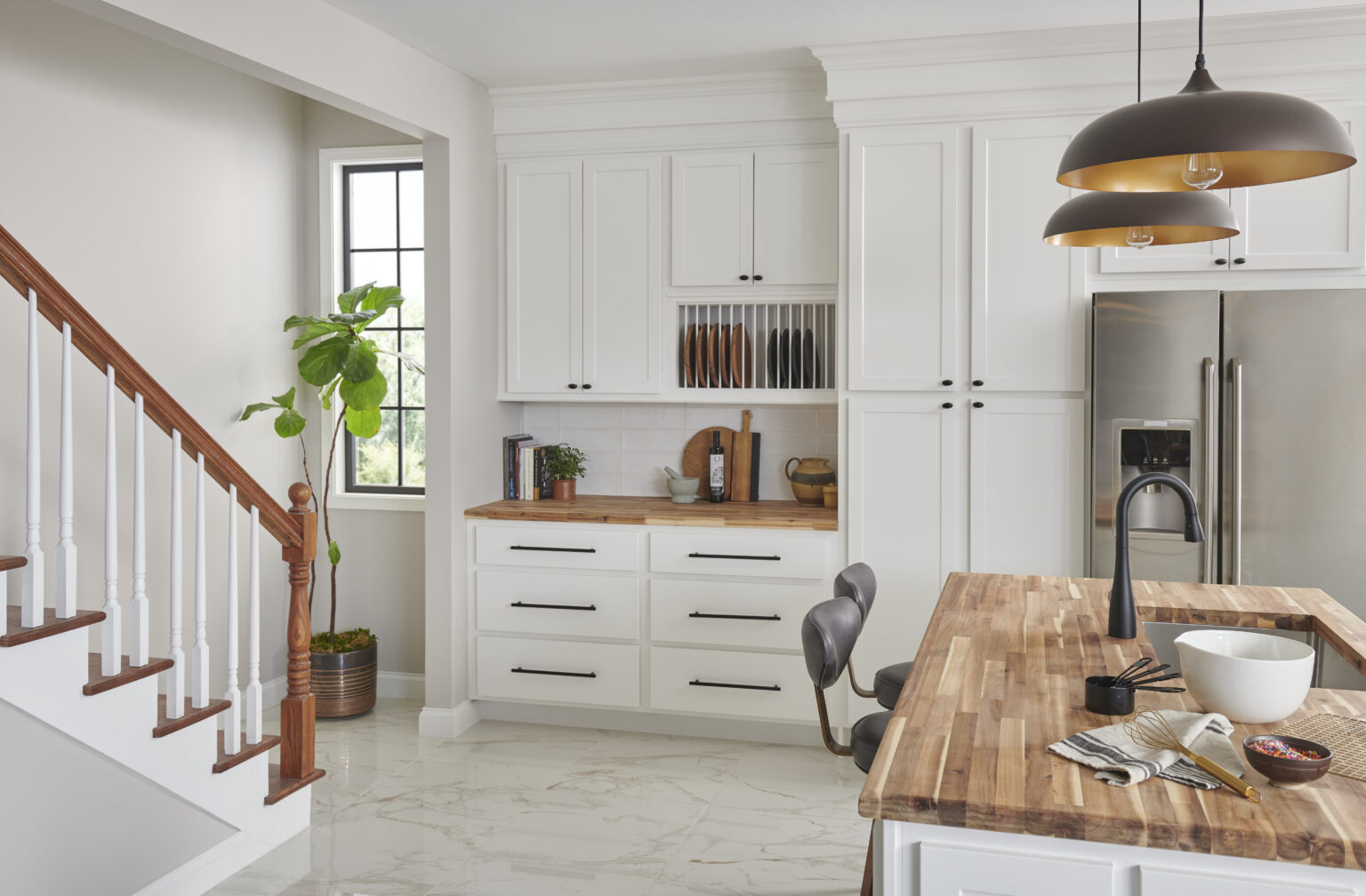 Wolf Grantley White Cabinets: Classic Recessed Panel